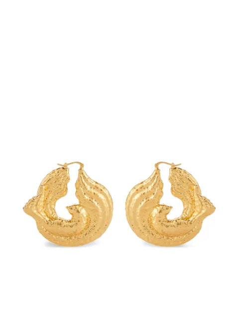 Nina Ricci twisted brass earrings Gold 25PBB0153MET026U0125