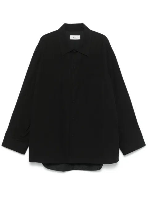Lanvin cotton shirt Black RMOU04265998