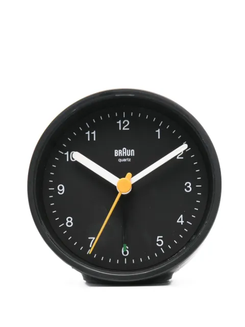 Braun Watches classic analogue alarm clock (7 cm) Black BC12B