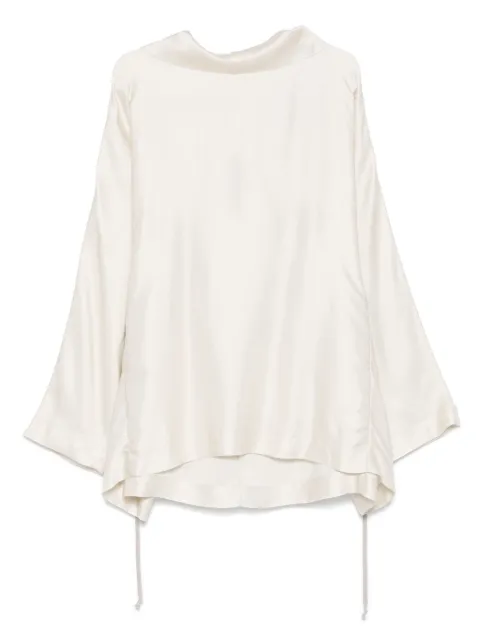 Rick Owens hooded tunic Neutrals RR01E5702SCH