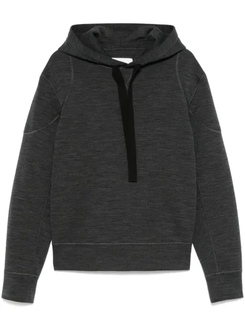 Jil Sander mélange-effect hoodie Grey J47GU0125J20214