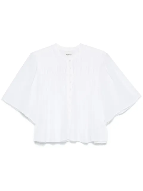 MARANT ÉTOILE Destiny blouse White HT0456FAB3J04E