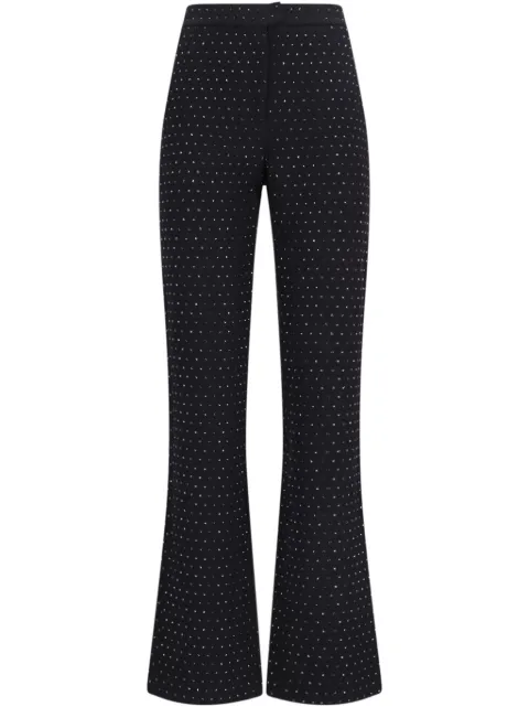THE ANDAMANE crystal-embellished straight trousers Black TM160406CTNP0B8