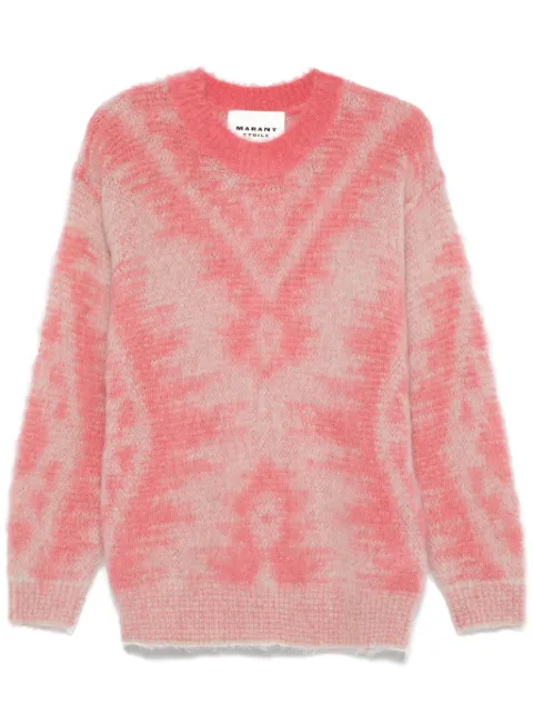 MARANT ÉTOILE Fabia sweater Pink PU0624FAC1L07E