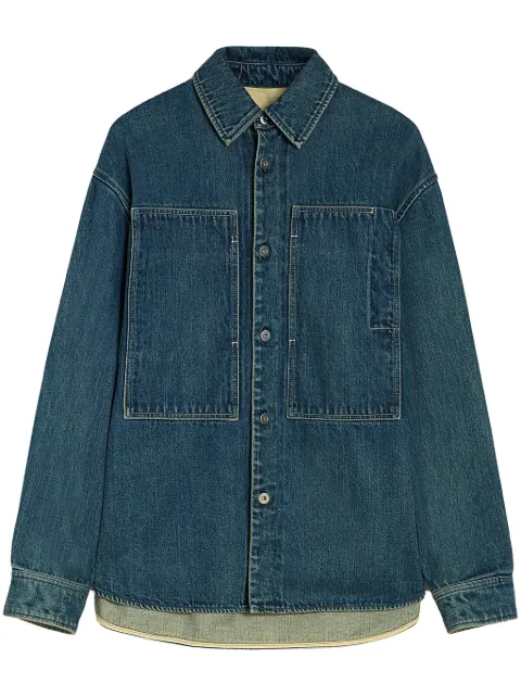 Jil Sander long-sleeve denim shirt Blue J47DL0159J45291