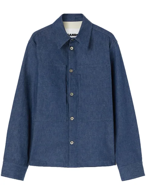 Jil Sander cotton denim overshirt Blue J22SW0034J46655