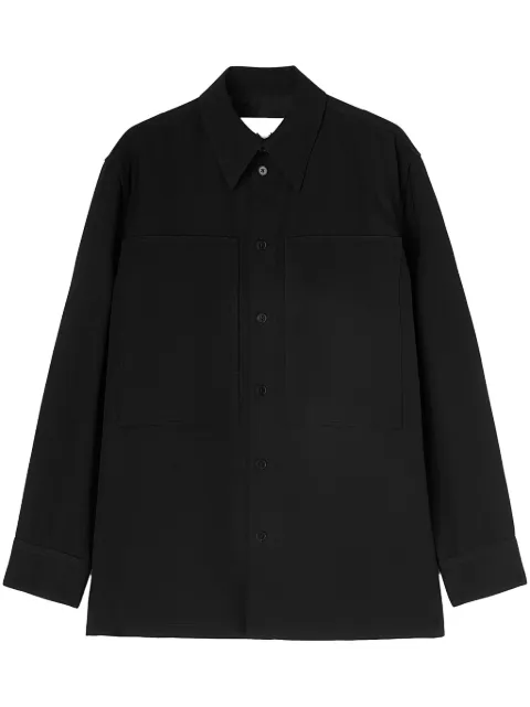 Jil Sander wool shirt Black J23DL0103J40002