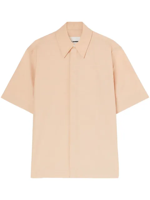 Jil Sander short-sleeve shirt Neutrals J22DL0296J46192