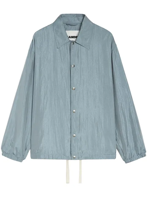 Jil Sander press-stud fastening jacket Grey J47SW0010J70003