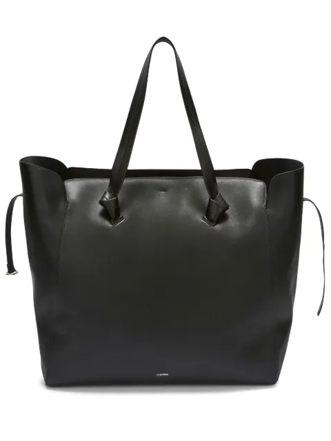 Jil Sander large knot-embellished tote bag Black J26WC0021P6582