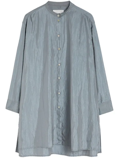 Jil Sander buttoned long shirt Blue J40DL0159J70003