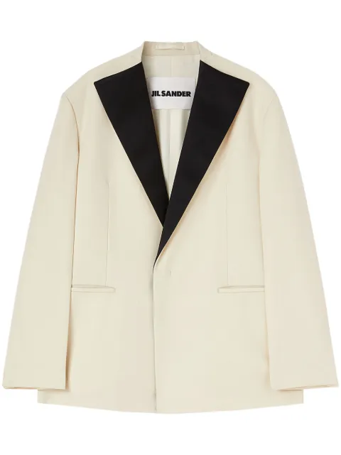 Jil Sander tailored jacket Neutrals J61BN0025J40215