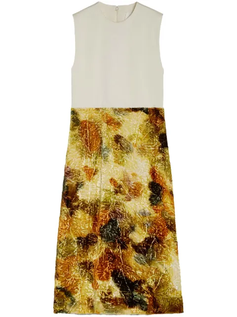 Jil Sander jacquard midi dress White J02CT0486J65292