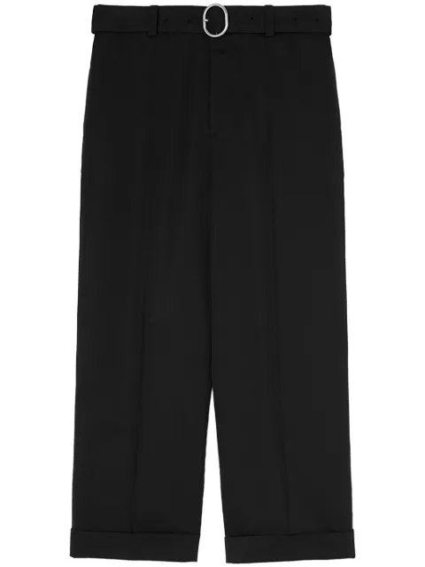 Jil Sander belted trousers Black J22KA0286J45266
