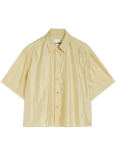 Jil Sander half-length sleeves shirt Neutrals J40DL0167J70003