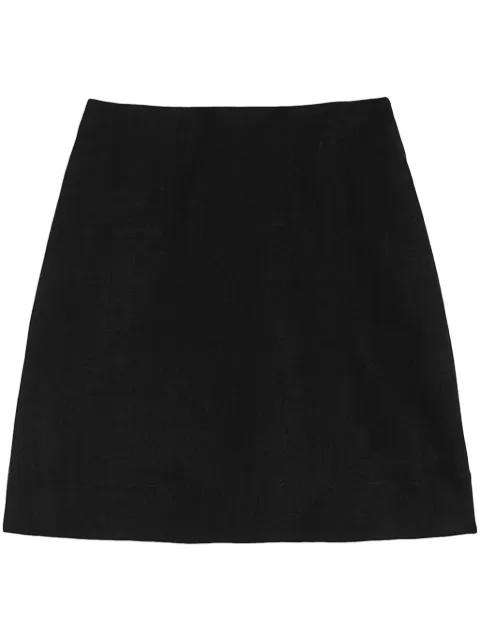 Jil Sander high-waist A-line miniskirt Black J02MA0292J65005