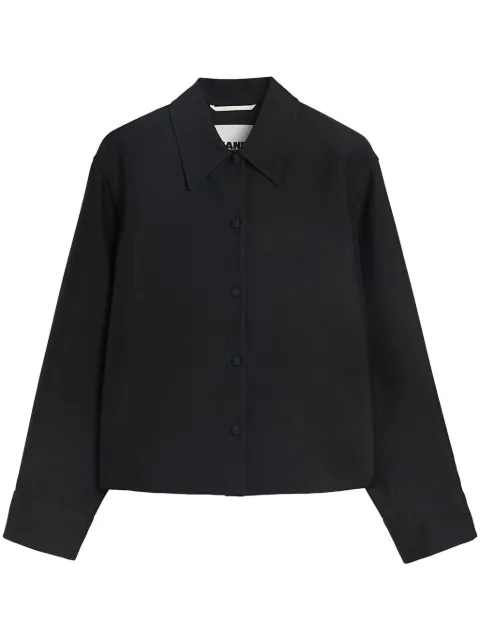 Jil Sander button-up shirt jacket Black J04SW0001J70190