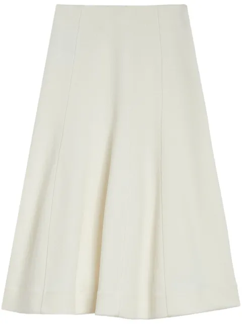 Jil Sander panelled flared midi skirt White J02MA0258J20232