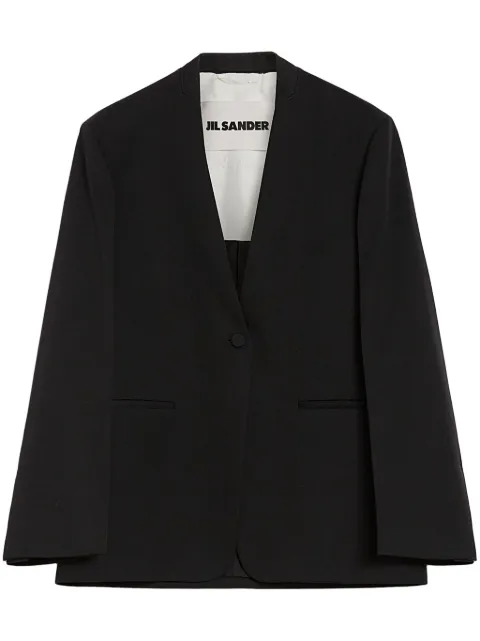 Jil Sander wool blazer Black J04BN0108J40021