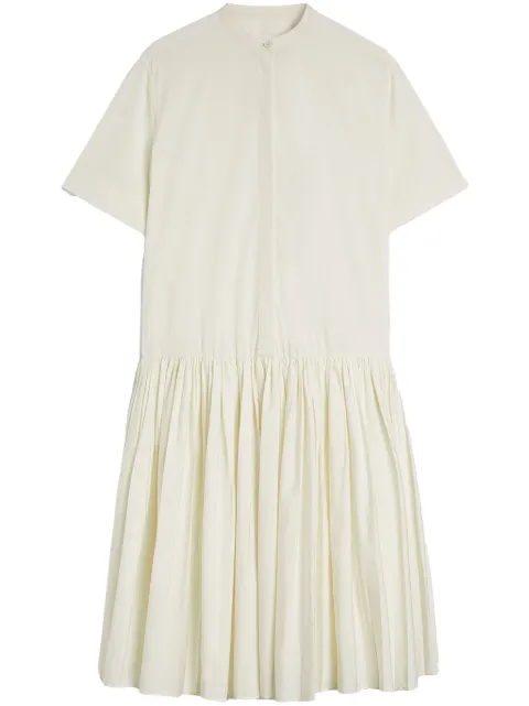 Jil Sander cotton shirt dress Neutrals J40CT0206J45292