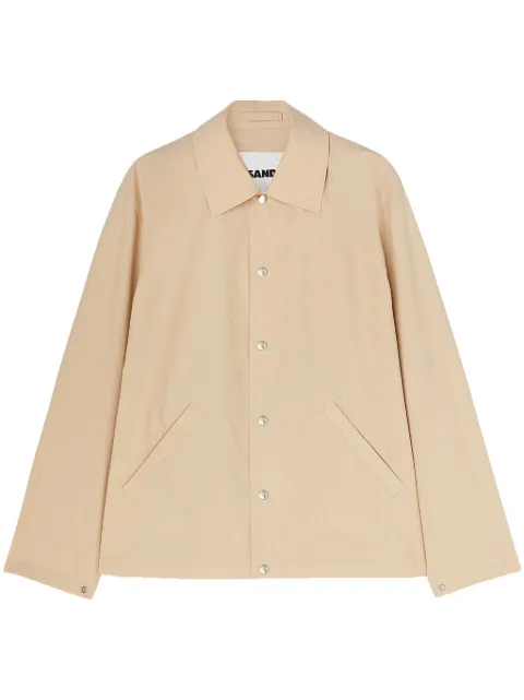 Jil Sander logo-print jacket Neutrals J23BN0003J45026