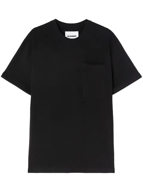 Jil Sander crew-neck cotton T-shirt Black J22GC0197J20256