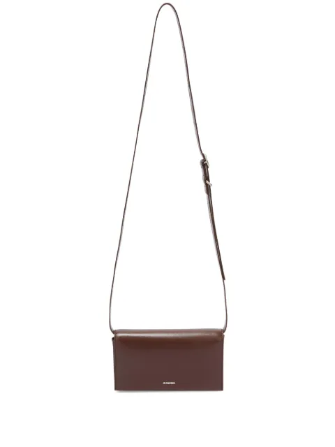 Jil Sander small All-Day crossbody bag Brown J07ZH0012P5355