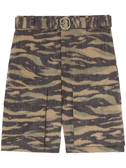 Jil Sander camouflage-print shorts Brown J22KA0262J70187