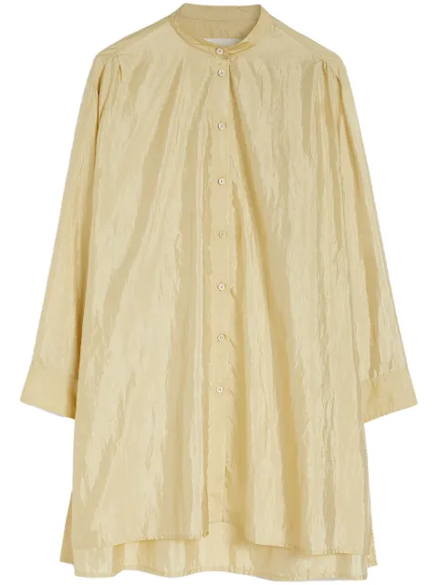 Jil Sander buttoned long shirt Yellow J40DL0159J70003
