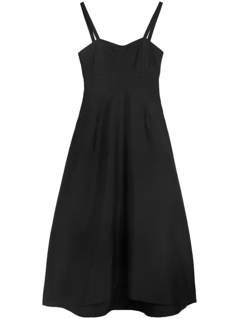 Jil Sander bustier-style midi dress Black J04CT0113J70013