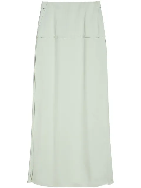 Jil Sander straight skirt Green J01MA0153J65289