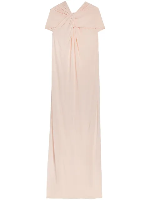 Jil Sander draped maxi dress Neutrals J02CT0473J20041