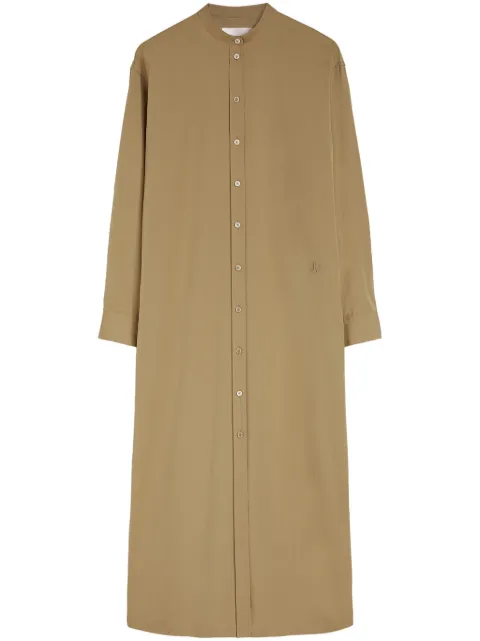 Jil Sander cotton shirt dress Brown J40CT0197J45292