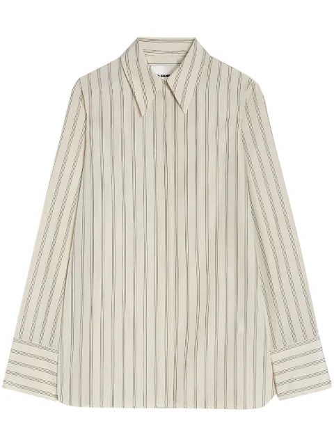 Jil Sander striped shirt Neutrals J01DL0148J65282