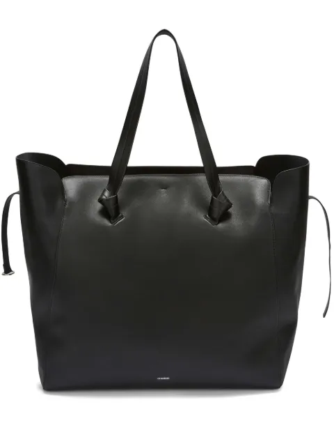 Jil Sander medium knot-embellished tote bag Black J07WC0034P6581