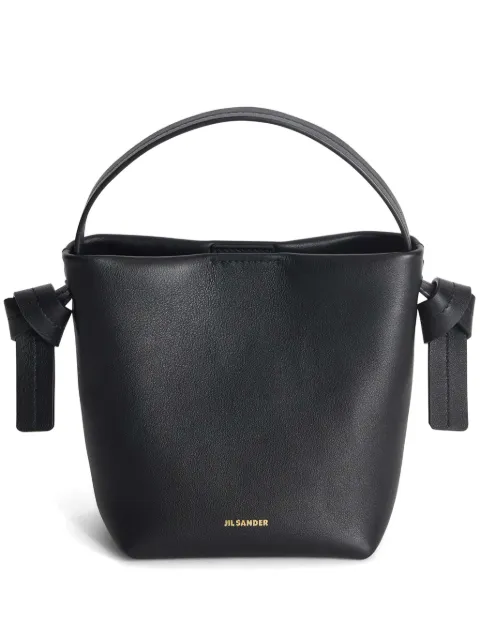 Jil Sander Knot Hobo Mini shoulder bag Black J07ZI0001P6581