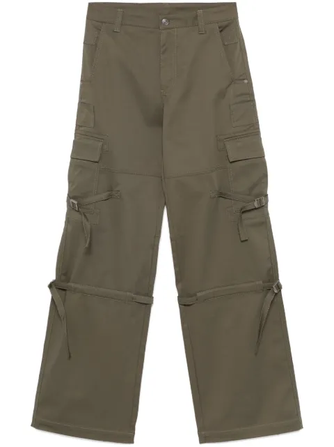 Ermanno Scervino strap-detail cargo pants Green D457P730PCQ