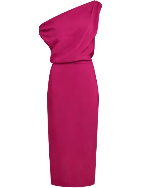 16Arlington Kira midi dress Pink D535SS253CREPEFUCSIA