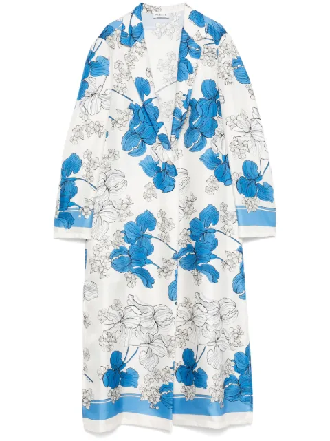 P.A.R.O.S.H. floral-print coat White D420410SERENELLA