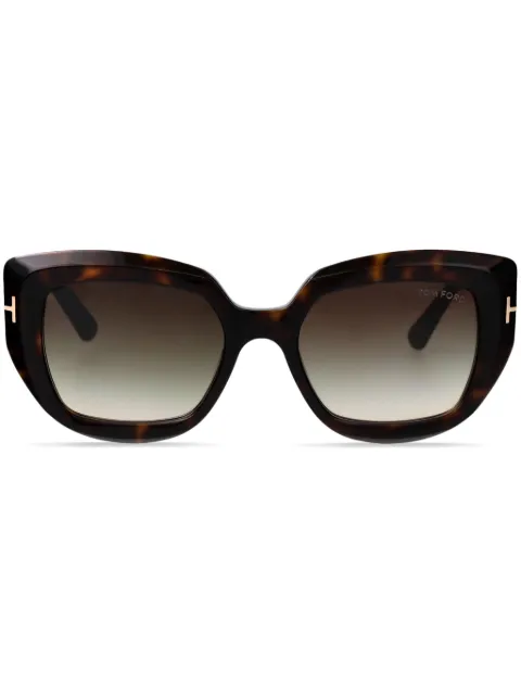 TOM FORD Eyewear square-frame sunglasses Brown FT1192S