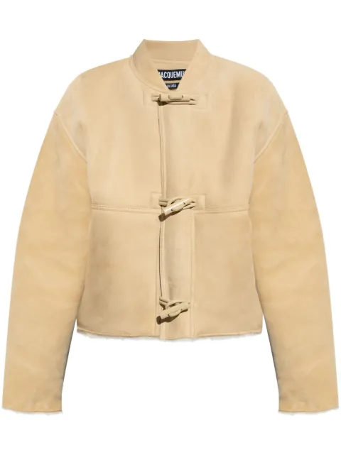 Jacquemus Telo cropped jacket Neutrals 243CO0731663130