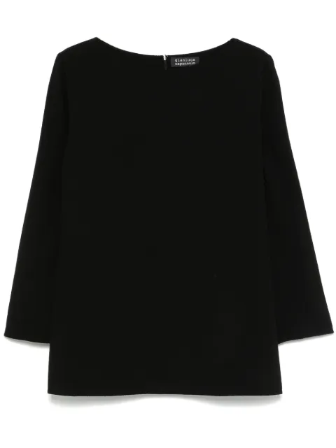 Gianluca Capannolo Vanessa tunic top Black 24IT517600VANESSA