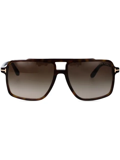 TOM FORD Eyewear oversize-frame sunglasses Black FT1177S