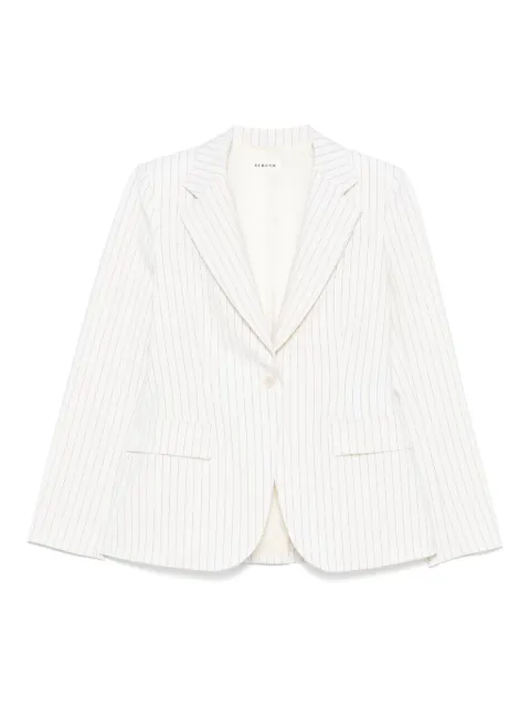 P.A.R.O.S.H. pinstriped blazer White LIBRAD420306