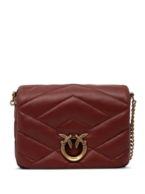 PINKO Love One cross body bag Red 101584A1ET
