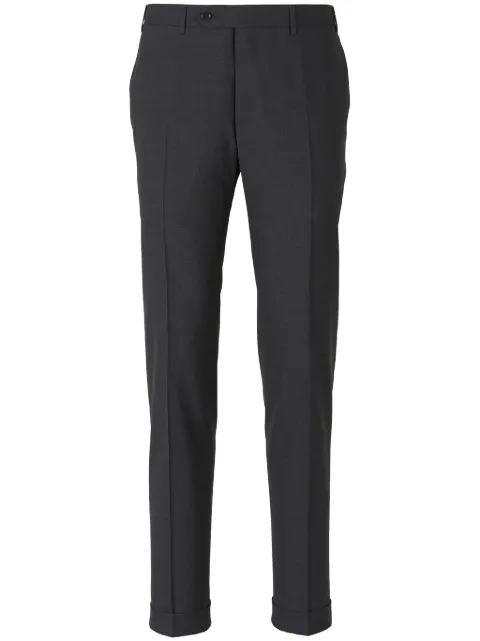 Canali wool tailored trousers Grey 71019AN0019