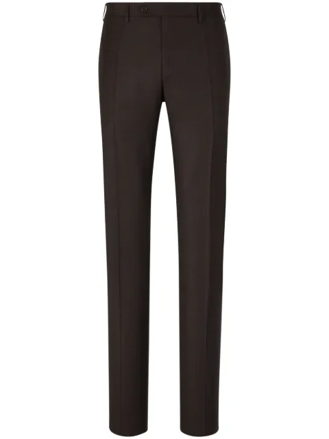 Canali wool trousers Brown 71019AN0019