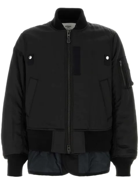 sacai bomber jacket Black 2403531M