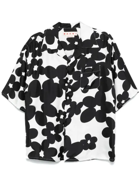 Marni floral-print shirt Black CUMU0213S4UTSG26