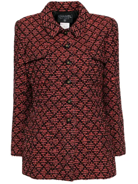 CHANEL Pre-Owned 1995 single-breasted jacket Red 95AP05767V04424M0190
